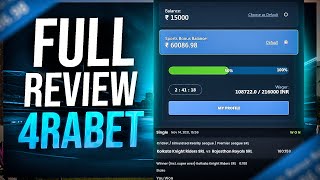 4rabet India bookmaker review🎰 Best betting site in India [upl. by Ydnak]