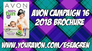 Avon Campaign 16 2018 Brochure [upl. by Troyes349]