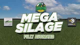 🔴Mega Silage LIVE  Fully Automated with AutoDrive and Courseplay  FS19 [upl. by Nomra252]