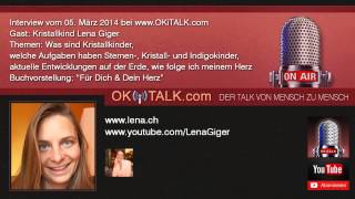 Kristallkind Lena Interview OKiTALKcom 05 März 2014 [upl. by Ramin707]