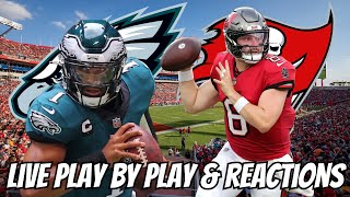 Philadelphia Eagles Vs Tampa Bay Buccaneers  NFL  Live Game Cast amp Audio [upl. by Sabelle]