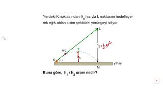 BU SORUYA DİKKAT ÇOK ATIŞ SORUSU ÇÖZDÜRÜR  YKS FİZİKEGİK ATIŞ [upl. by Epul]