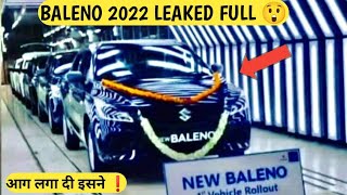 FINALLY ❗️ Maruti BALENO 2022 FACELIFT LEAKED 🙀 FULLY COMPLETE MODEL LEAKED 1ST TIME 💥 NEW BALENO 💪 [upl. by Blondell573]