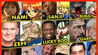 One Piece Netflix Live Action OFFICIAL CAST Comparison With Anime [upl. by Nilahs288]