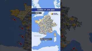 Météo du Samedi 29 Juin au Lundi 1er Juillet 2024 [upl. by Irem]