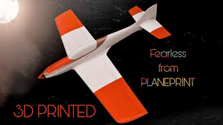 FEARLESS by PLANEPRINT Classic Pattern RC1 F3A 3D printed Maiden [upl. by Arundel972]