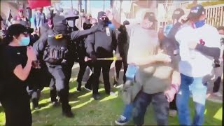 Trial continues for 2 men accused of starting a riot at a 2021 proTrump rally in Pacific Beach [upl. by Eniagrom385]