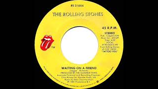 1982 HITS ARCHIVE Waiting On A Friend  Rolling Stones [upl. by Helsie]