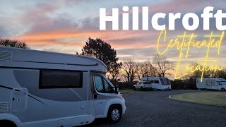 Hillcroft CL Certificated Location  Caravan and Motorhome Club CAMC  Tour and Review Feb 2023 [upl. by Aenehs11]