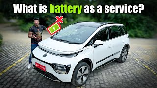 What is Battery as a Service Explained quotBAASquot and How This Luxury Car MG Windsor at Just 10 Lakh [upl. by Enedan]