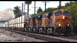 Railfanning Riverside CA  Summer 2022 [upl. by Hcra824]