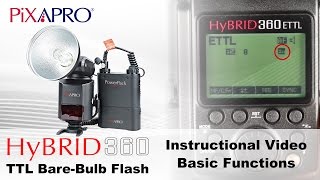 PIXAPRO Hybrid 360 Instruction Video  Basic Functions [upl. by Yesdnil192]