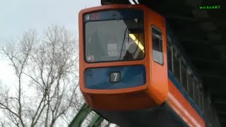 Besondere Schwebebahn Momente  Wuppertal suspension railway special moments [upl. by Nairadas]