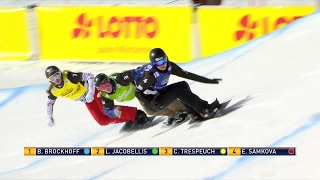 Lindsey Jacobellis Scores 46th Career World Cup Podium [upl. by Aicnetroh]