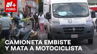 Muere motociclista atropellado sobre Prolongación División del Norte en Xochimilco  Las Noticias [upl. by Pelson]