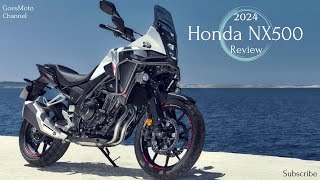 A Closer Look at Hondas Latest Adventure Machine  2024 Honda NX500 Review [upl. by Frech456]