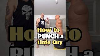 Weak Punches How to Punch a Little Guy boxing fighter fight boxingtraining motivation fyp [upl. by Elvina196]