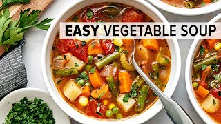 The one and only VEGETABLE SOUP recipe you need for winter [upl. by Nhtanhoj]