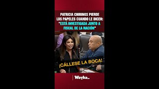 Patricia Chirinos pierde los papeles cuando le dicen Patricia Benavides [upl. by Tolmann]