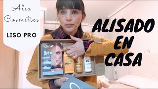 Alisado en casa ALEA COSMETICS [upl. by Aronal]