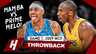 The Game That Kobe Bryant Faced PRIME Carmelo Anthony Game 1 Duel Highlights 2009 WCF  EPIC [upl. by Mcadams]