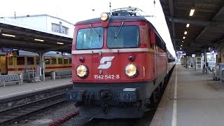 Graz Hbf Alt Zugabfahrten ÖBB GKB STLB [upl. by Earehc]