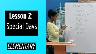 Elementary Levels  Lesson 2 Special Days [upl. by Urita336]