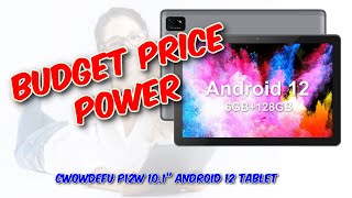 CWOWDEFU P12W 101” Android 12 Tablet Review [upl. by Iaht]