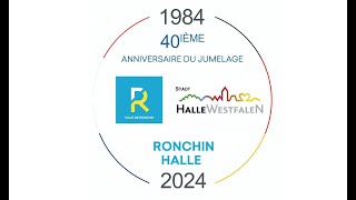 Cérémonie des 40 ans du jumelage entre Ronchin et Halle [upl. by Prentiss]