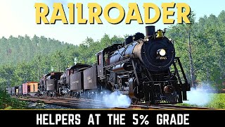 STEAM SAVES the DIESELS DAY at the GRADE 🦾  A Day on the NTRR pt2  railroader [upl. by Sherj]