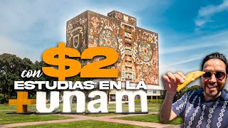 Cosas que No sabias de la UNAM  Con 2 PESOS estudias la UNIVERSIDAD [upl. by Nirej]