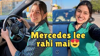 Finally Mercedes ki Test Drive leeliğŸ˜ Kanika Devrani [upl. by Acinimod547]