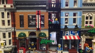 Lego Creator Detectives Office 10246 Stop Motion Build [upl. by Hazeghi]