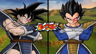 DBZ Budokai Tenkaichi 3 Turles VS VegetaScouter [upl. by Valeta708]