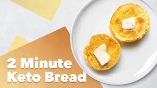 2 Minute Keto Bread Recipe [upl. by Assena]