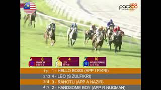 20240526  Race 10 Malaysia Selangor Horse Racing Highlights  Pace88 Horse [upl. by Lesley]