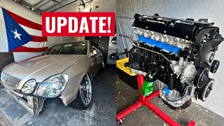 GS300 quick update Bagged amp 2JZGTE [upl. by Itnahsa925]