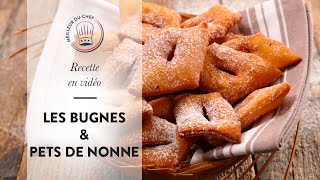 Recette facile pour Mardi Gras  les Bugnes et les Pets de Nonne [upl. by Thompson67]