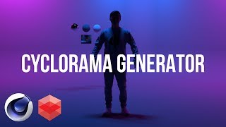 Cyclorama Generator Tutorial  Set Designer for C4D [upl. by Belinda528]