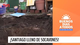 Después de la lluvia ¡Santiago lleno de socavones  Buenos días a todos [upl. by Attolrac]