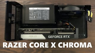 Razer Core X Chroma  Features Unboxing amp GPU Installation [upl. by Sibylla741]