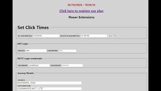 IRCTC Tatkal Automation Tool Irctc tatkal extensionIRCTC Quick Tatkal extension Captcha autofill [upl. by Hasina]