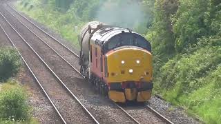 37405 6z37 Warrington Arpley Yard  Workington Docks 31st May 2024 [upl. by Anemolihp]