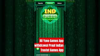 Yono Games App Withdrawal Proof India trastet Games App  shortsviral ytshorts viwes [upl. by Oigroeg]