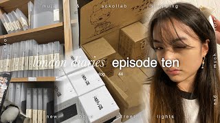 london diaries ep ten  muji and sokollab shopping new bond street lights korean bbq amp more ₊ ⊹ [upl. by Huldah]