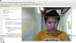 Adaboost Classifier and Haar Like Features continuos Face Detection using OpenCV [upl. by Gabby887]