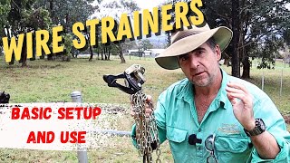 Mastering Basic Wire Strainers Essential Fencing Techniques [upl. by Quartana]