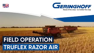 Geringhoff TruFlex Razor Air I Field Operation I English [upl. by Nnod]