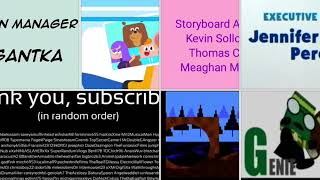 BFDI Blue’s Clues DFP Earth of Pink HHPAY The Loud House Lunar Jim MHS Credits Remix [upl. by Alyos]