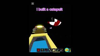 I made a catapult to the end in build a boat 💀 roblox funnyroblox buildaboat [upl. by Ardiedal205]